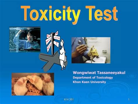 Ppt Toxicity Test Powerpoint Presentation Free Download Id3681385