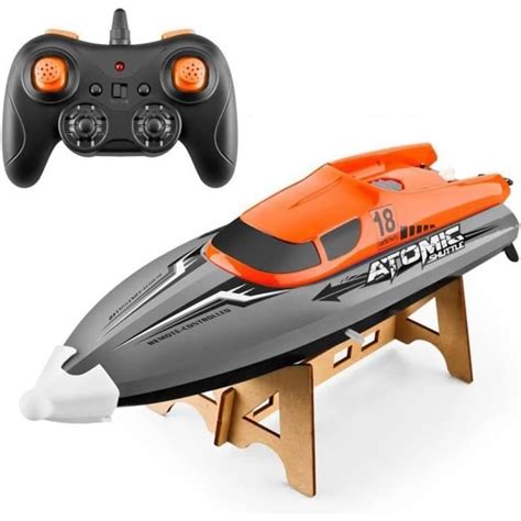 Bateau Rc Ghz Vitesse Km H Bateau Rc Haute Vitesse Convient Aux