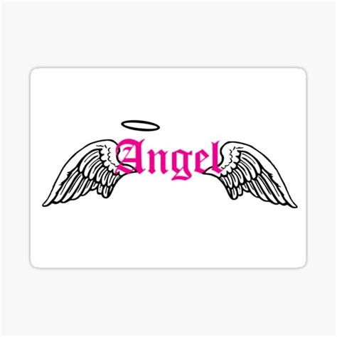 Y2k Angel Sticker By Divinemelle Redbubble