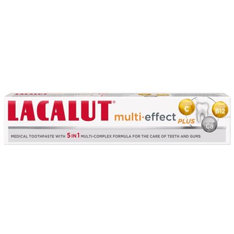 Lacalut Multi Effect Plus Vitamini Minerali Zubna Pasta Ml