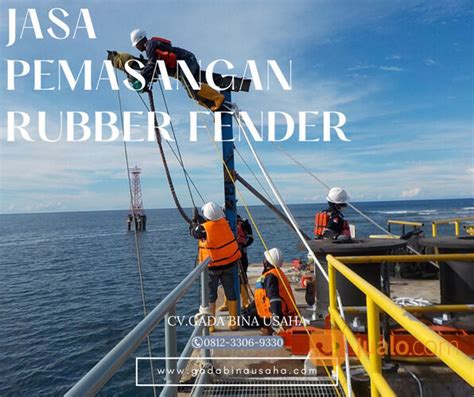 Jasa Pemasangan Rubber Fender Bollard Dan Frontal Frame Di Kota Jambi