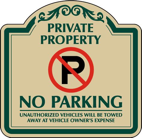 Private Property No Parking Sign Orders Over 49 Ship Free