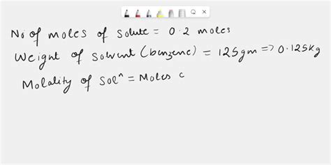 SOLVED Does 0 200 Mol Of A Nonvolatile Solute In 14 G Of Benzene C6H6