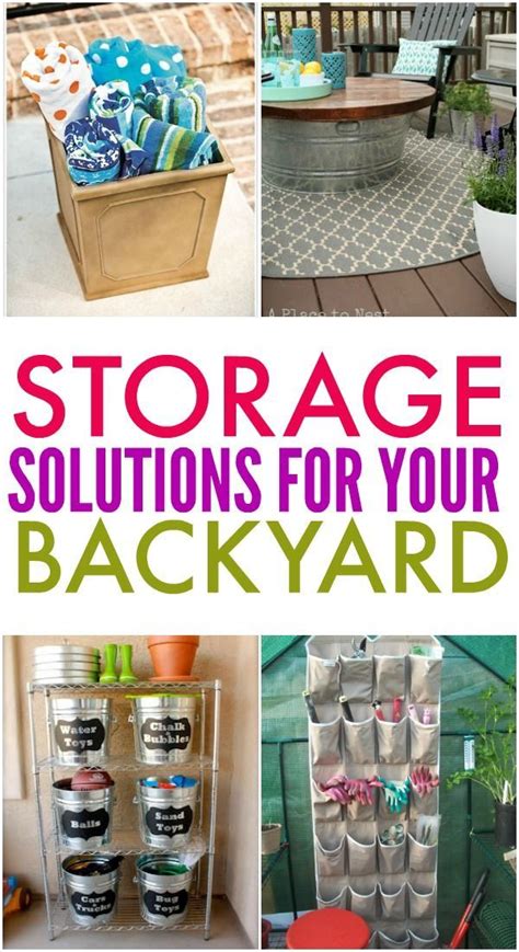 Backyard Storage Ideas For An Organized Backyard Organization