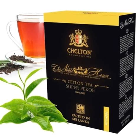 Черен чай Chelton Noble House Super Pekoe едролистен 100гр - eMAG.bg