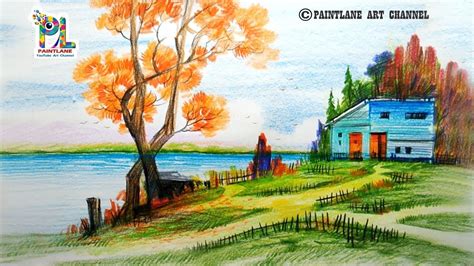 √ Color Pencil Drawings Of Landscapes