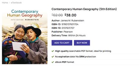 Pdf Contemporary Human Geography Th Edition Pearson