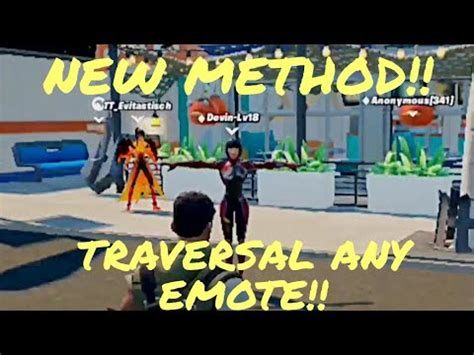 How To Make Any Emote Traversal In Fortnite NEW METHOD YouTube