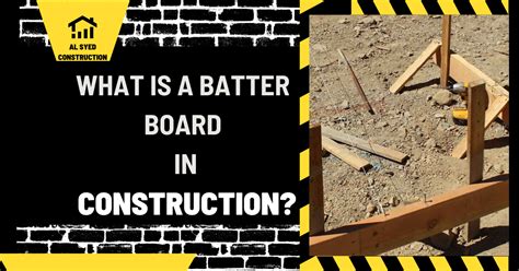 What is a Batter Board in Construction?