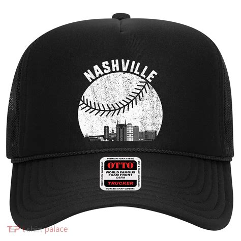 Nashville Skyline Baseball Fan Vintage Nashville Baseball Hat