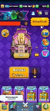 Conta Clash Royale Arena 18 Cartas Clash Royale GGMAX