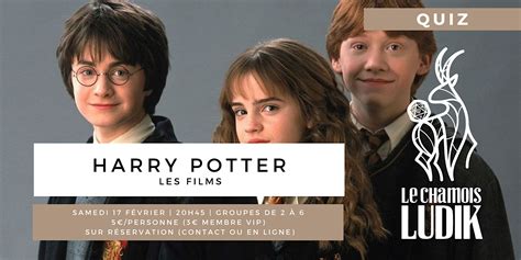 Quiz Harry Potter Les Films Sortir à Niort