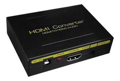 Conversor Hdmi P Hdmi C Extrator De Udio Rl E Spdif El