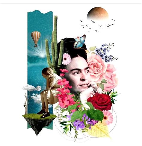 A Collage With Flowers Plants And A Man S Face