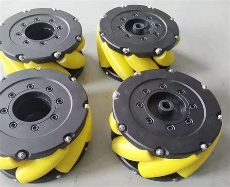 A Set Of Inch Mm Heavy Duty Industrial Mecanum Wheel Wheels