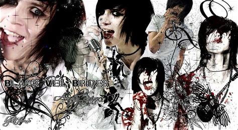 Christina Villela On Black Veil Brides Knives And Pens Christian Coma