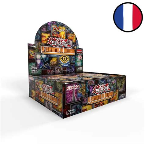 Boite de 24 Boosters Le labyrinthe du Millénaire Yu Gi Oh FR