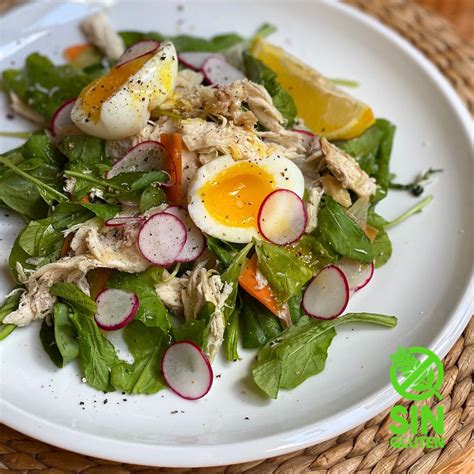 Ensalada de Pollo y Rúcula