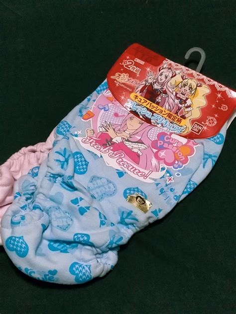 【目立った傷や汚れなし】★新品タグ付き★フレッシュプリキュア キュアパッション限定柄 ショーツ2枚組 110cm★当時物 バンダイ 下着の落札