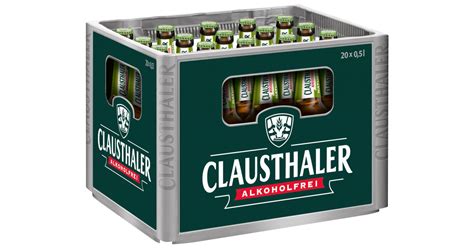 Clausthaler Naturtr B Alkoholfrei Kasten X L Glas Mehrweg