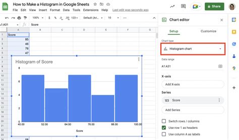 How To Make A Histogram In Google Sheets Layer Blog