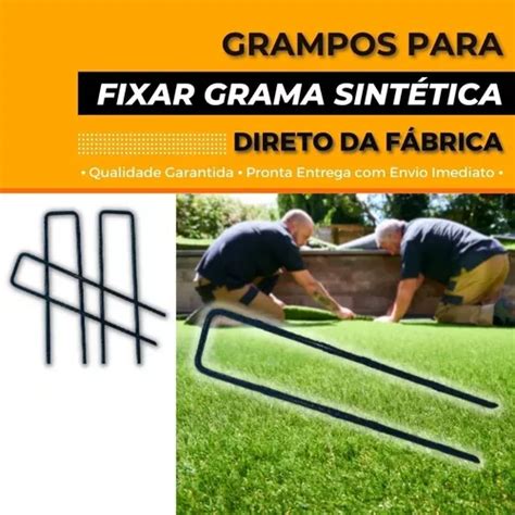 Grampos gancho Para Grama Sintética 65 Peças Parcelamento sem