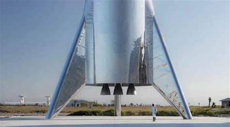 Elon Musk Revela Imagem Do Novo Foguete Starship Pronto Para Ser