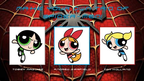 Powerpuff Girls Spider Man Trio By Jallroynoy On Deviantart