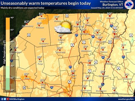 Vermont to see ‘unseasonably’ warm temperatures in coming days, weather ...