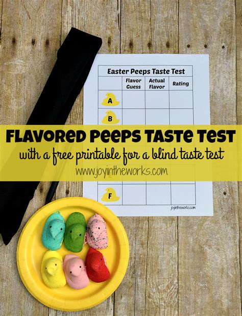 Flavored Peeps Taste Test - Joy in the Works