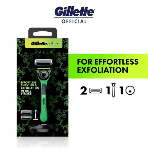 Gillettelabs With Exfoliating Bar Razor For Men Razer Limited Edition