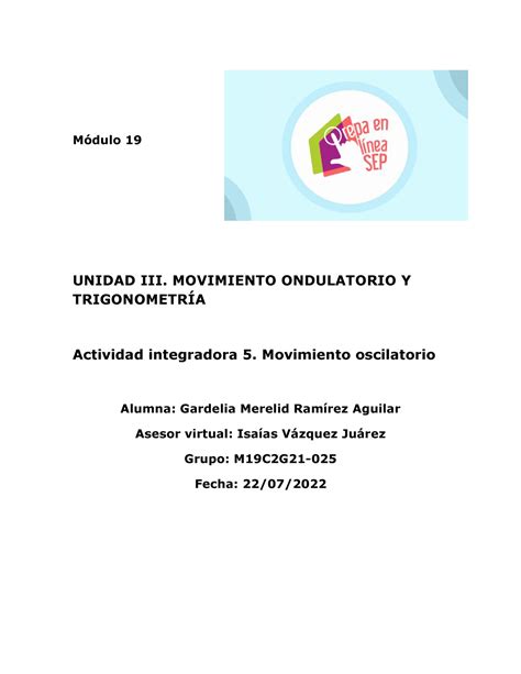 Ramirez Aguilar Gardelia M S Ai M Dulo Unidad Movimiento