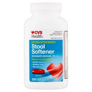 CVS Health Extra Strength Stool Softener Softgels FSA Eligible CVS