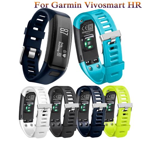 Armband Band Voor Garmin Vivosmart Hr Smart Polsbandje Zachte Siliconen