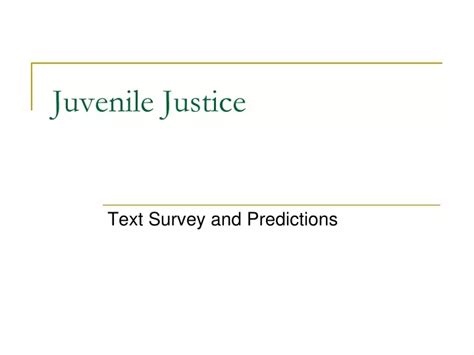 Ppt Juvenile Justice Powerpoint Presentation Free Download Id 9622949