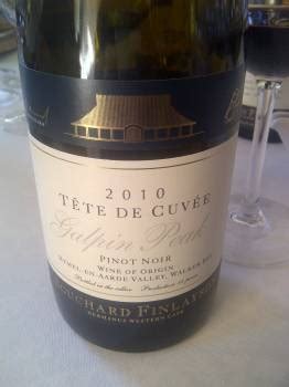 Bouchard Finlayson T Te De Cuv E Galpin Peak Pinot Noir