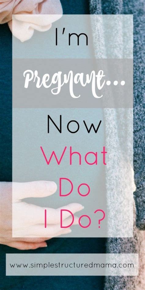 Im Pregnant Now What Do I Do
