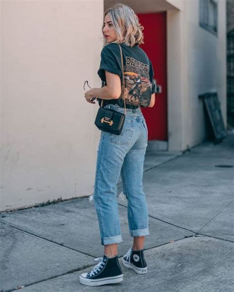 Como Usar T Shirt Com Calça Jeans - Dicas de como usar calça jeans e camiseta como uma it girl | Tshirt ...