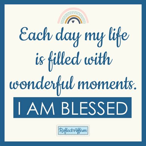 Blessing Affirmations - Reflect Affirm