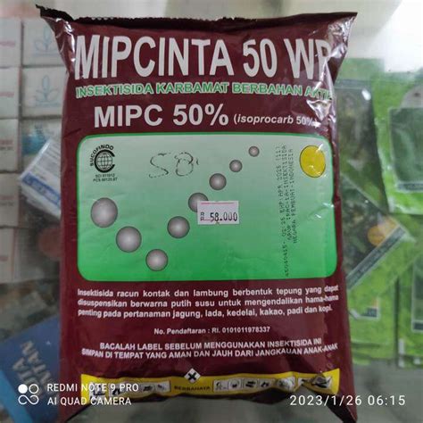 Insektisida Mipcinta Wp Gram Lazada Indonesia