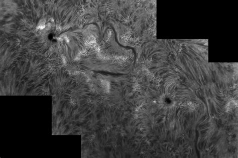 Activité solaire des 23 24 Août 2023 L 228mm Ha photoastro