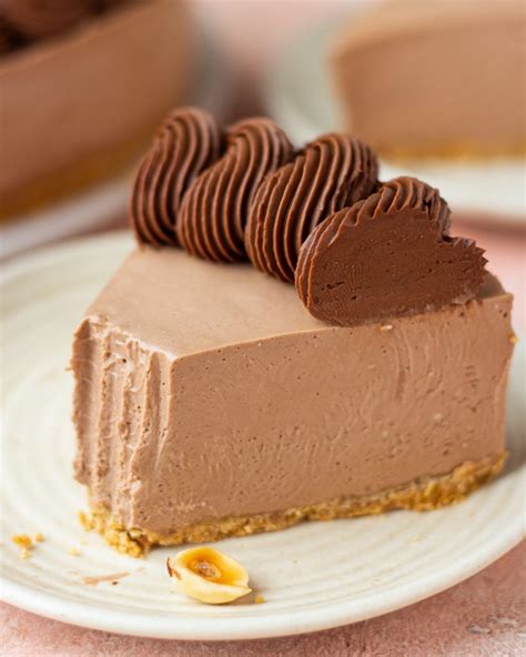 No Bake Nutella Cheesecake Without Gelatine Bake With Shivesh