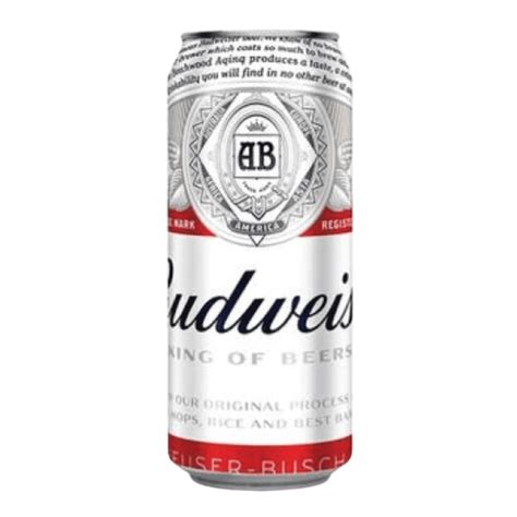 Budweiser Can American Pale Lager 500ml Boozyph