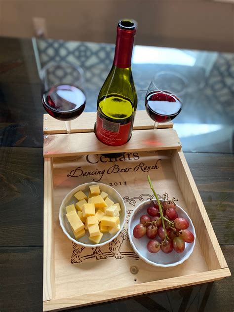 Wine and Cheese Tray | Etsy