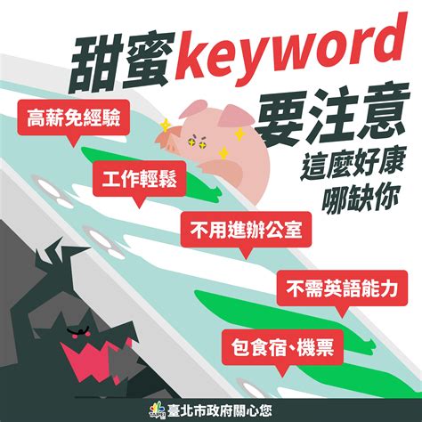 臺北市政府衛生局 宣導事項 轉知 勞動局「海外求職防詐騙懶人包影音圖檔」相關宣導資料