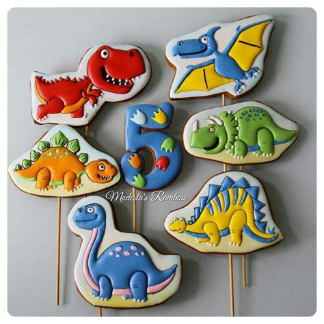 Pin De Trarupila En Dinosaur Galletas Dinosaurio Bocaditos Para