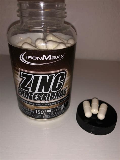 IronMaxx Zinc Professional 365 Vegane Zink Tabletten Hochdosiert