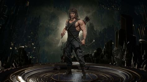 Rambo Moves & Combos (Mortal Kombat 11)