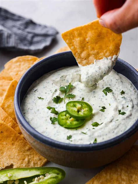 Creamy Jalapeño Dip The Recipe Critic