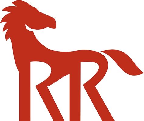 Premium Vector Red Horse Silhoutte Rr Legs Retro